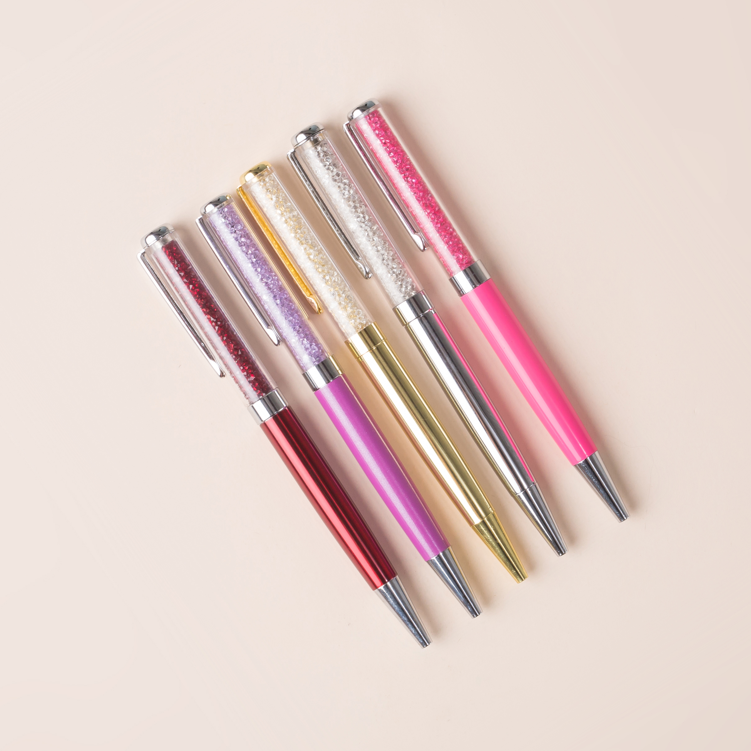 Personalized Crystal Metal Ballpoint Pens