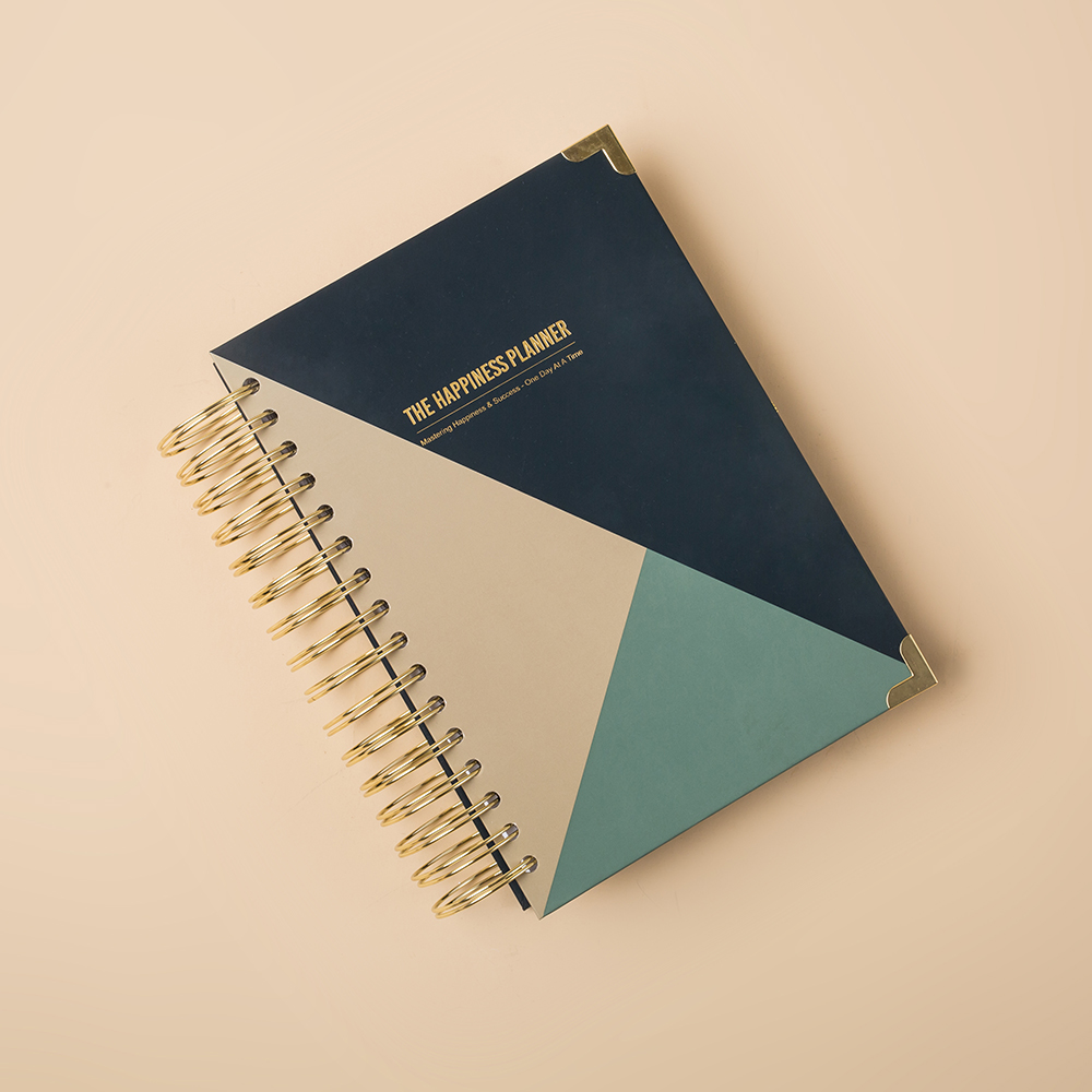 SPIRAL BOUND THE HAPPINESS PLANNER