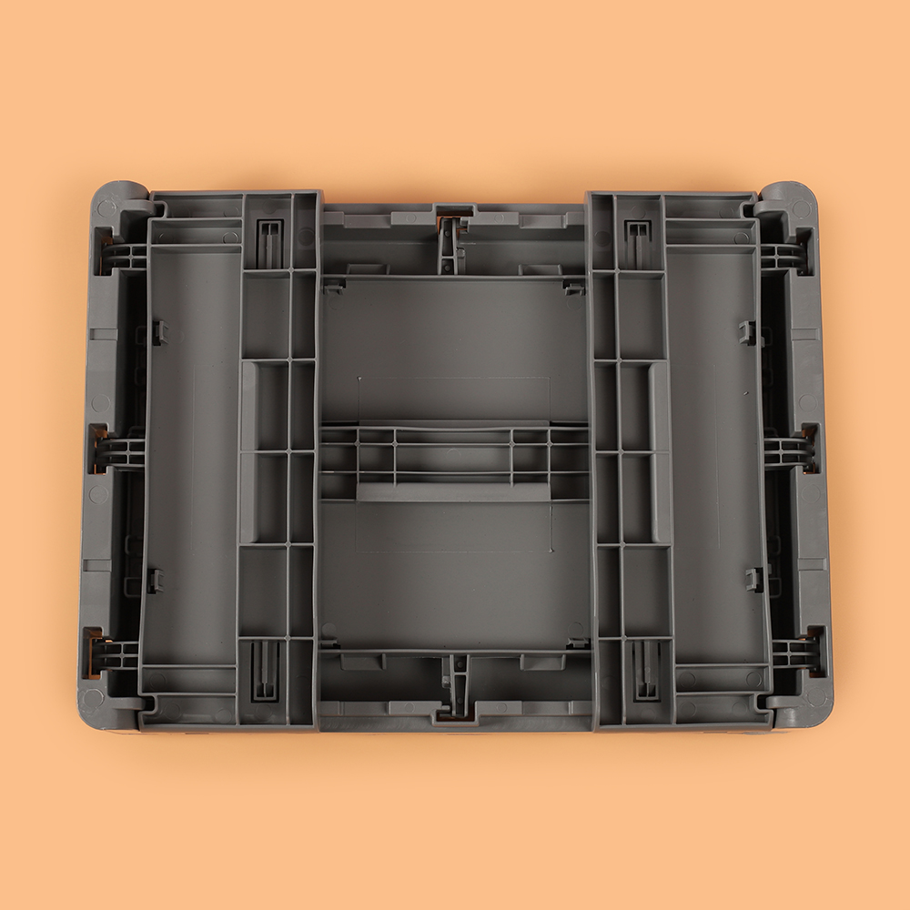 Stackable collapsible PP material storage plastic crates