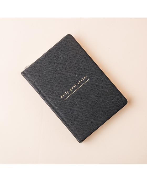 A5 Black Cross PU Planner