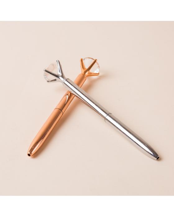 Crystal Top Attractive Diamond Gift Metal Ballpoint Pens