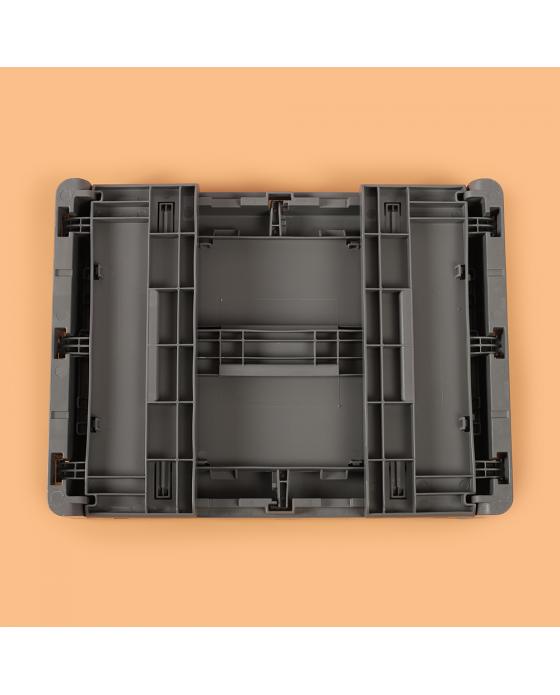 Stackable collapsible PP material storage plastic crates