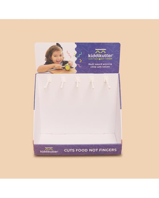 Cardboard Counter Display Box With Hooks